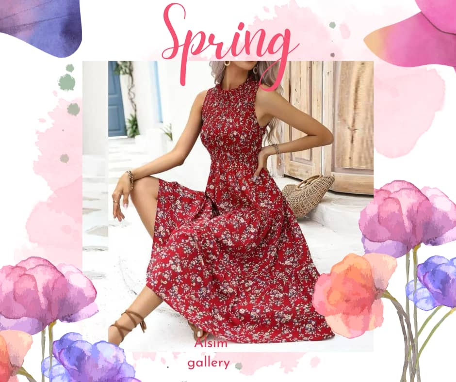 پیراهن گلدار