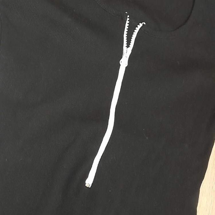 بادی جلو زیپ دار نخ کبریتی