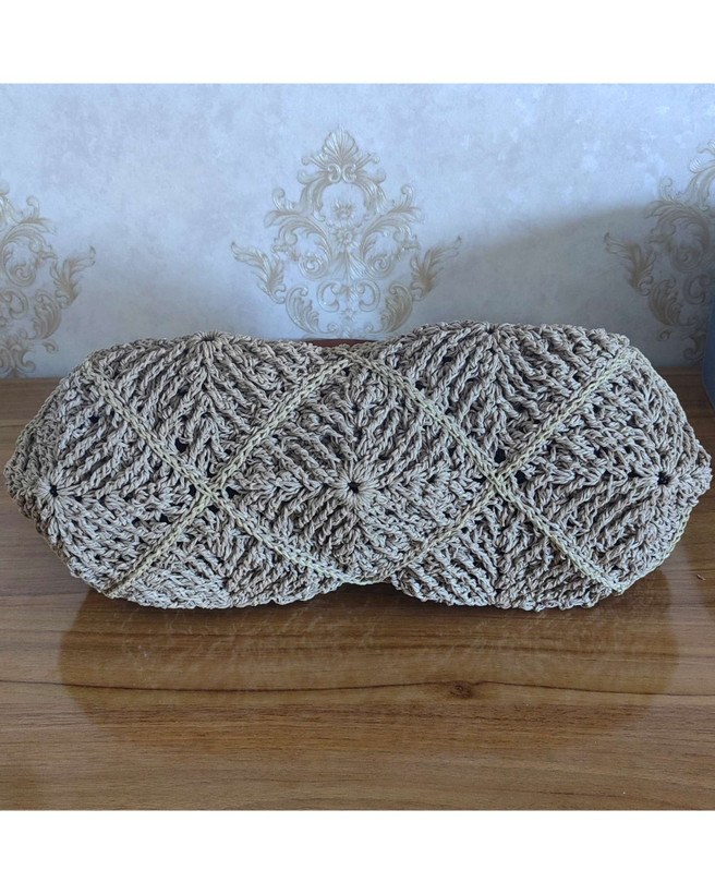 کیف کف دار رافیا دستبافت