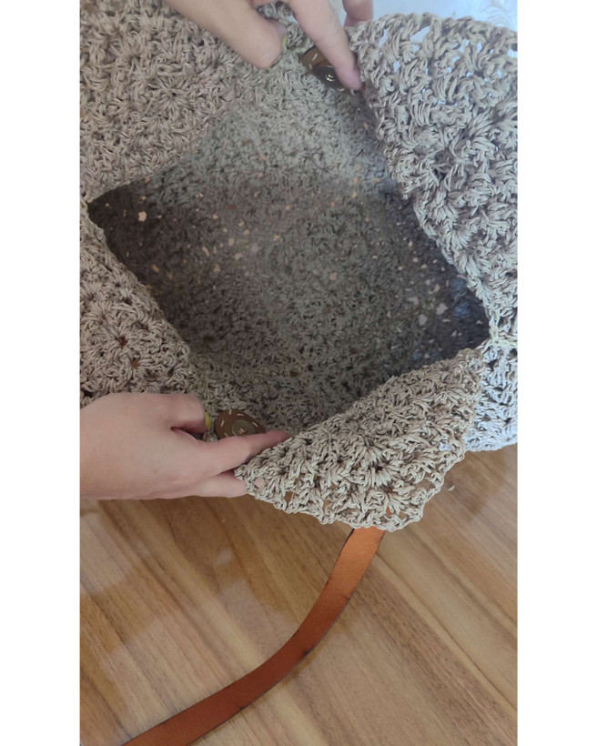 کیف جادار دستبافت