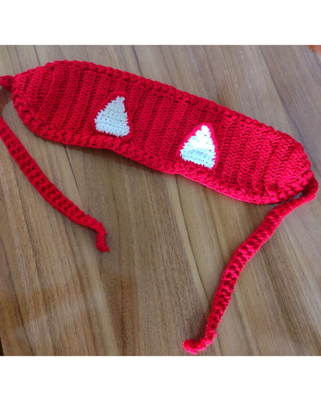 گوش گیر دستبافت طرح روباه قرمز