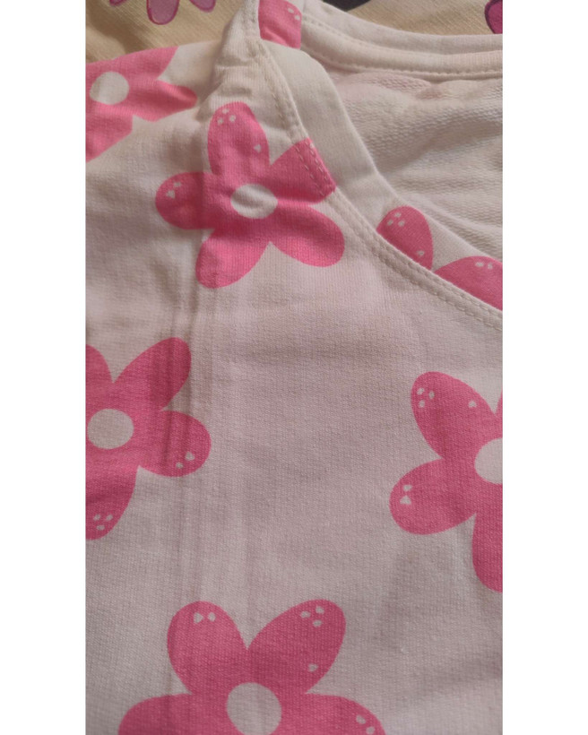 دورس سفید گلدار وارداتی