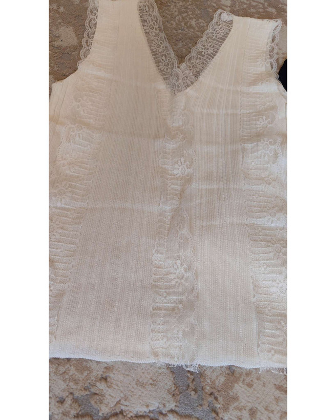 تاپ مجلسی زنانه سفید