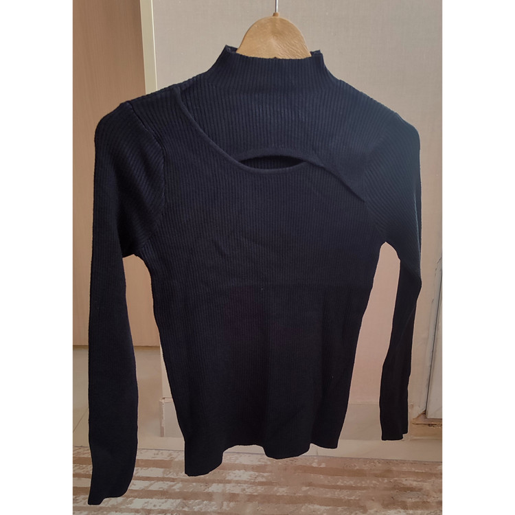 بلوز بافت مشکی پرفروش