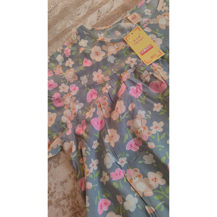 پیراهن آستین کوتاه راحتی