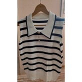 تاپ ریزبافت یقه دار