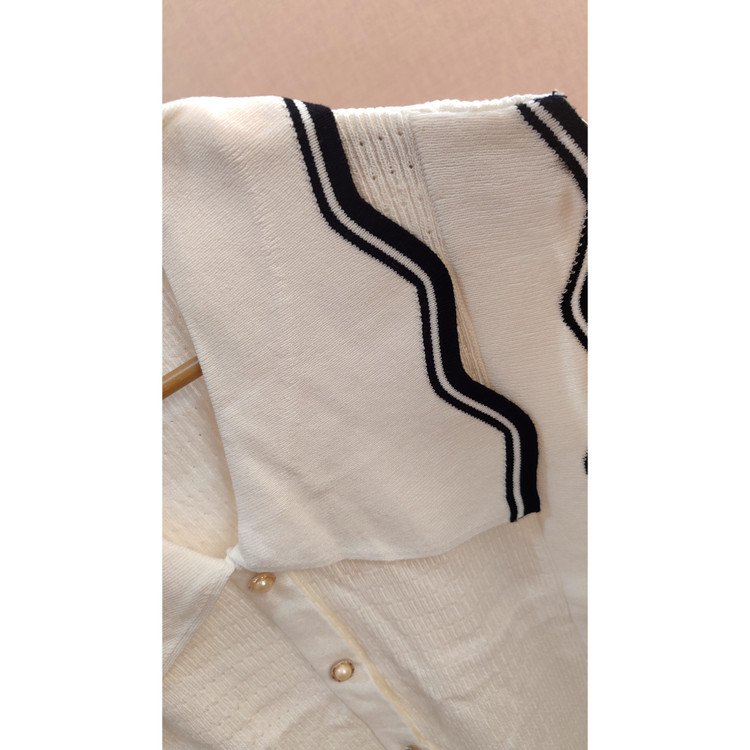 تاپ یقه دار بافت پاییزی ترند سال