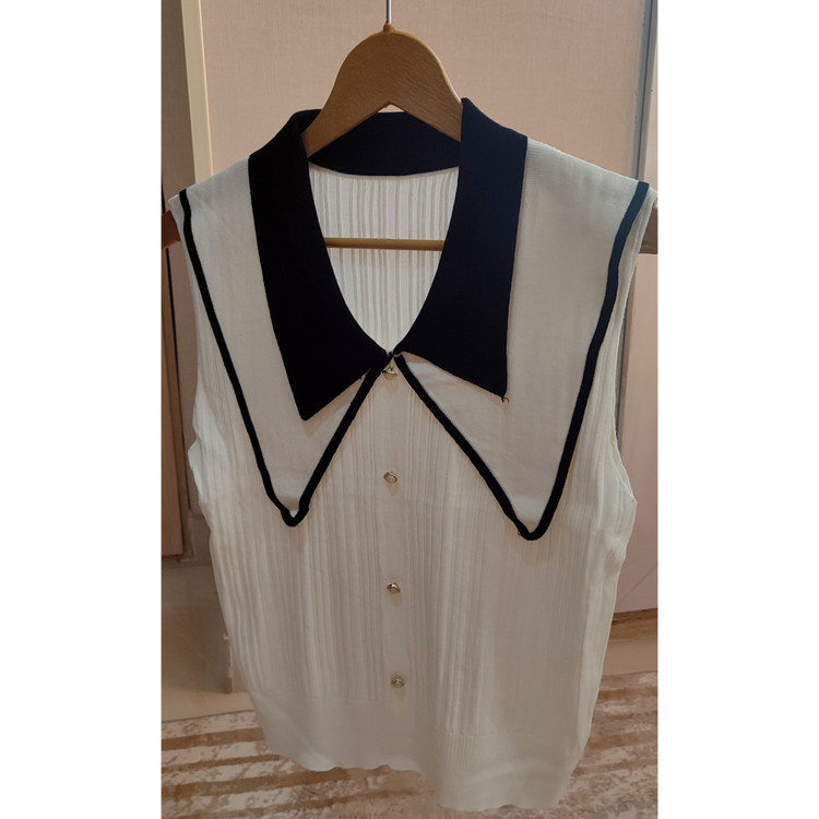 جلیقه ریز بافت یقه خرگوشی