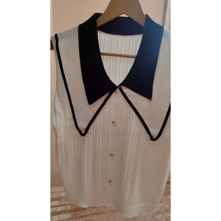 تاپ بافت یقه دار فری سایز