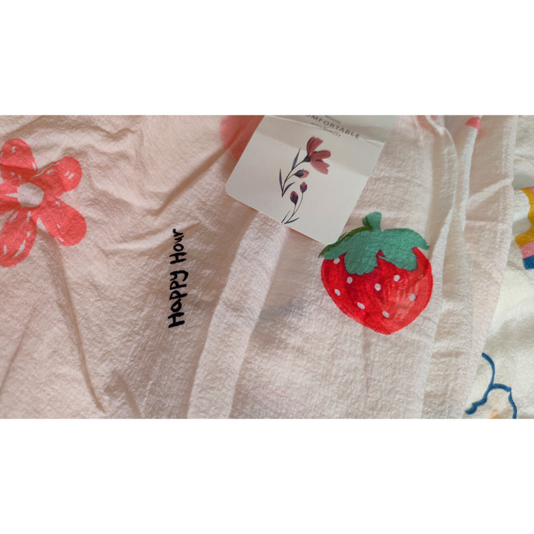 شلوار راحت طرح توت فرنگی