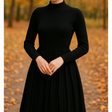 پیراهن بافت مشکی