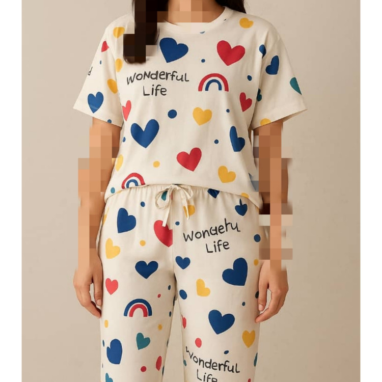 ست بلوز و شلوار نخی زنانه