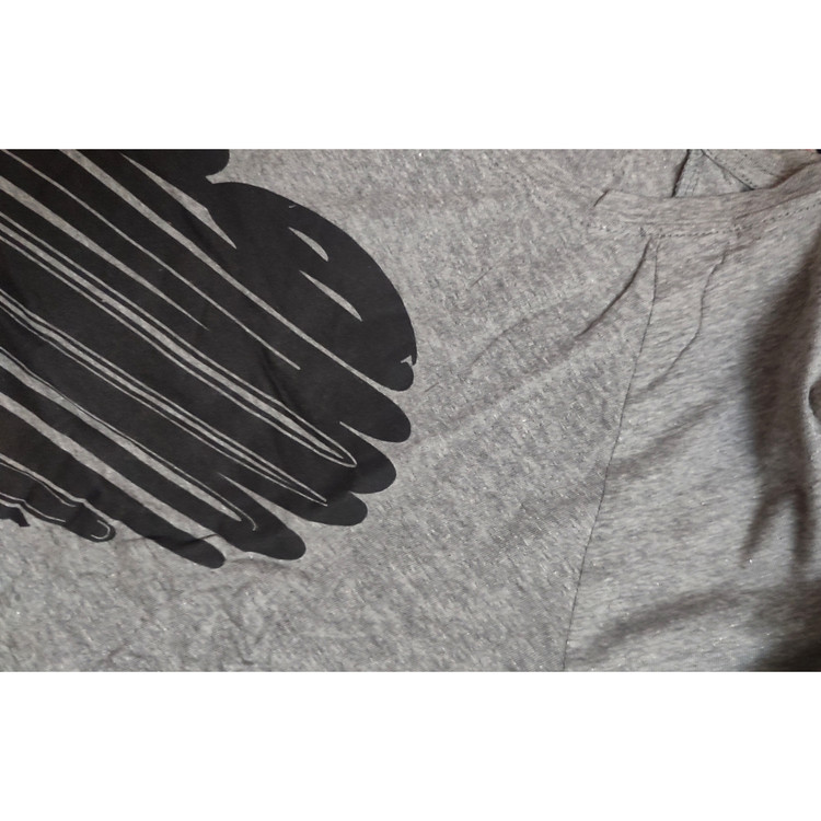 تیشرت نخی سایز بزرگ طرح قلب