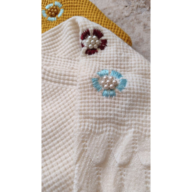بلوز بافت مروارید دار