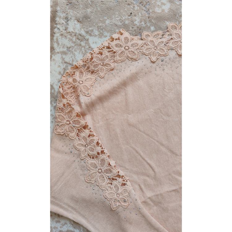 بلوز گپ یقه شکوفه