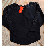 بلوز گپ بافت مشکی