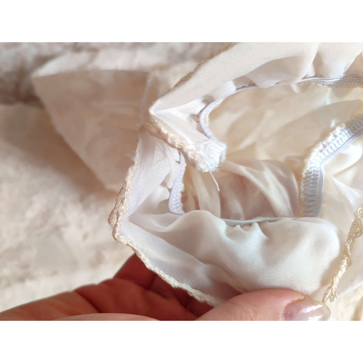 بلوز حریر سر آستین کش دار چیندار