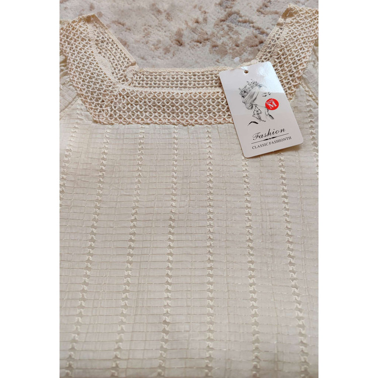 بلوز یقه آجری