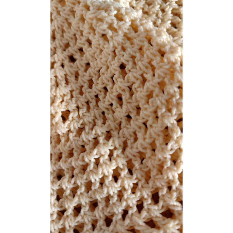 کلاه توری آویزدار دستبافت