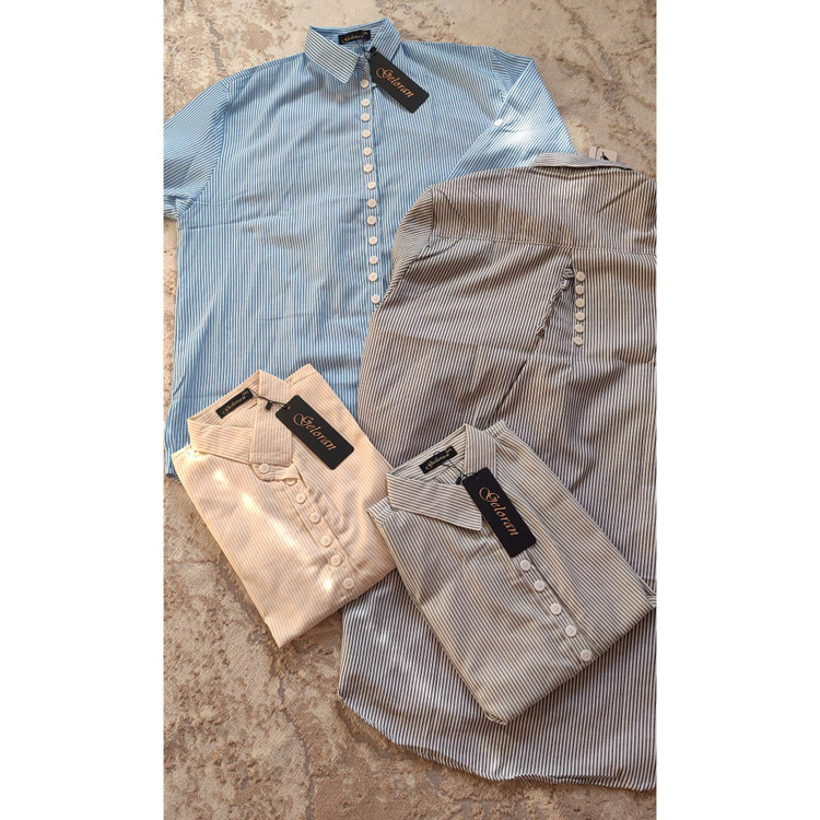 شومیز راه راه در رنگبندی متنوع