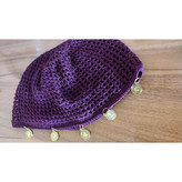 کلاه لئونی بادمجانی