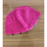 کلاه توری صورتی