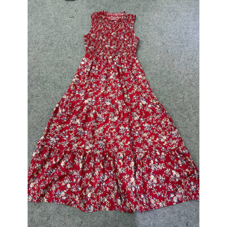 پیراهن نخی گلدار