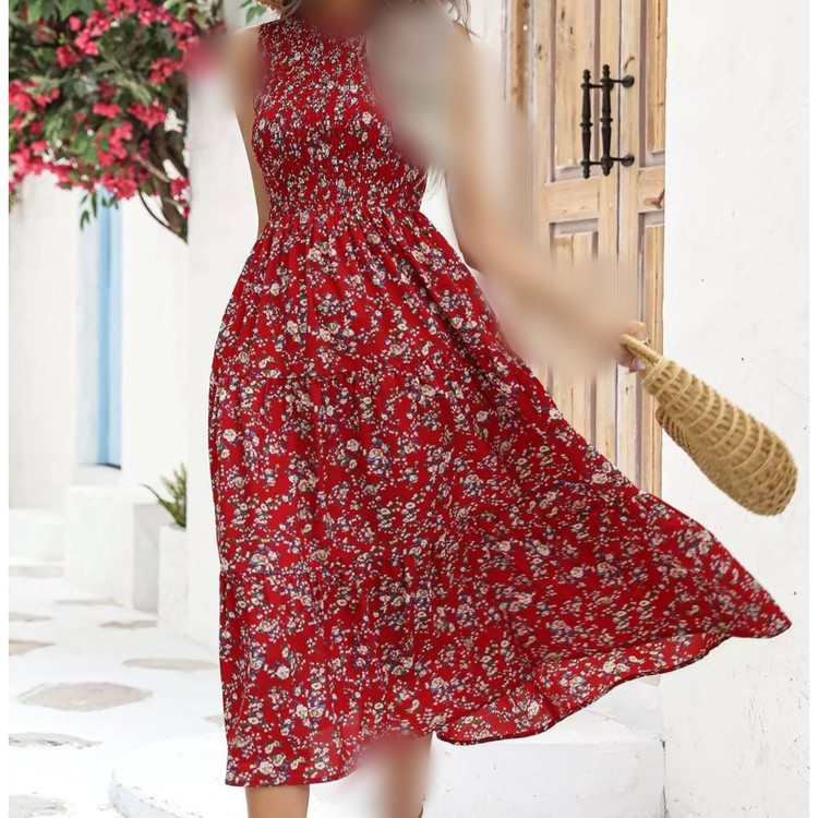 پیراهن نخی بلند