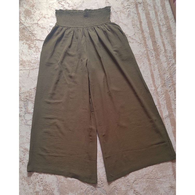 شلوار نخی پفکی نرم وارداتی