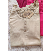 تیشرت مجلسی گیپوردار