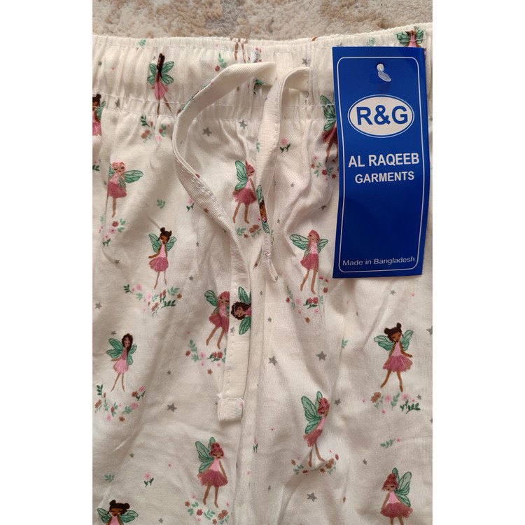 شلوار نخ پنبه با بند قابل تنظیم