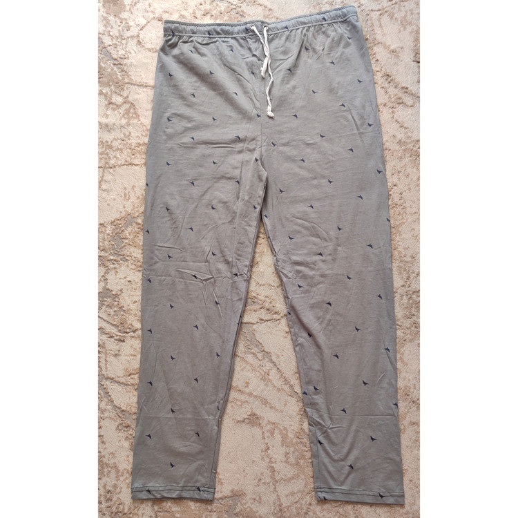 شلوار نخی طوسی