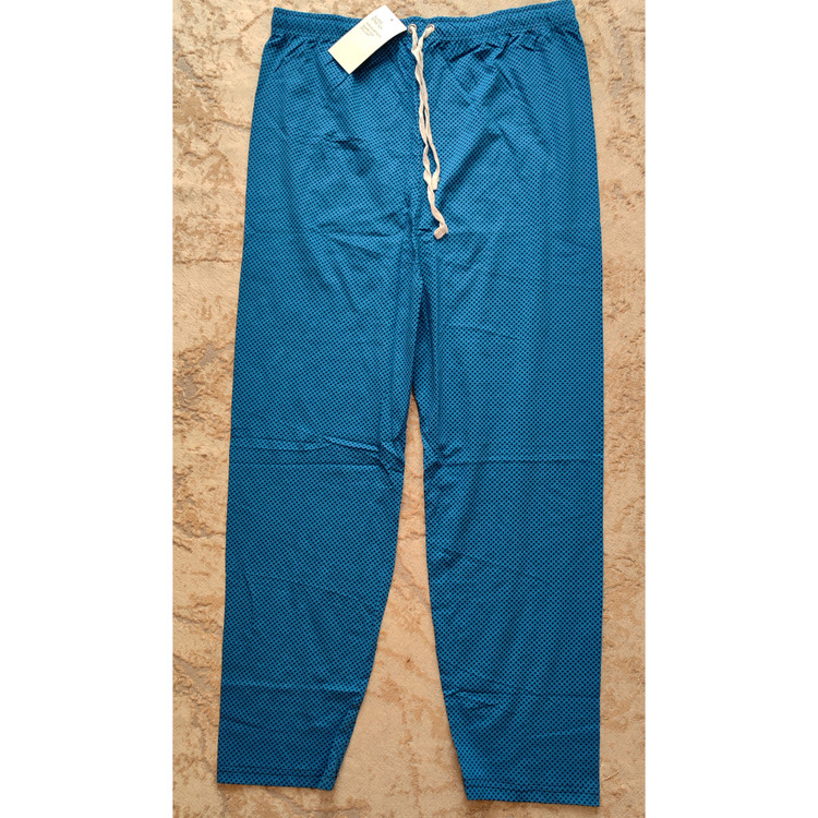 شلوار نخی خالدار