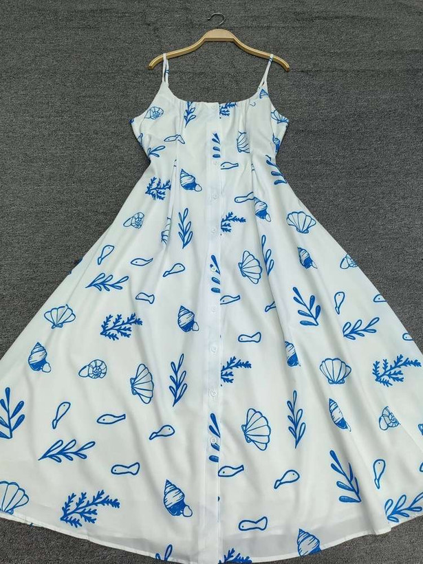 پیراهن ساحلی وارداتی کلوش