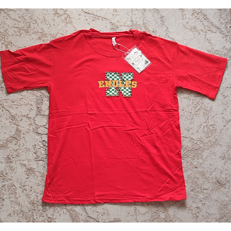 تیشرت نخ پنبه قرمز زنانه